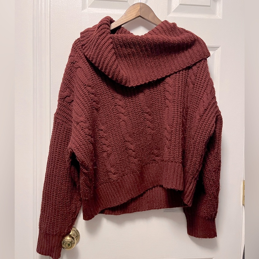 Xhilaration Red Knit Sweater, Women’s XL